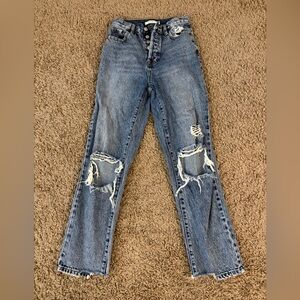 Woman’s Pacsun Size 22 High Rise Straight Jeans Medium Wash Color #Pacsun #Jean